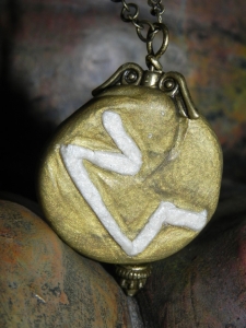 Rune Necklace 'Perthro' Symbol
